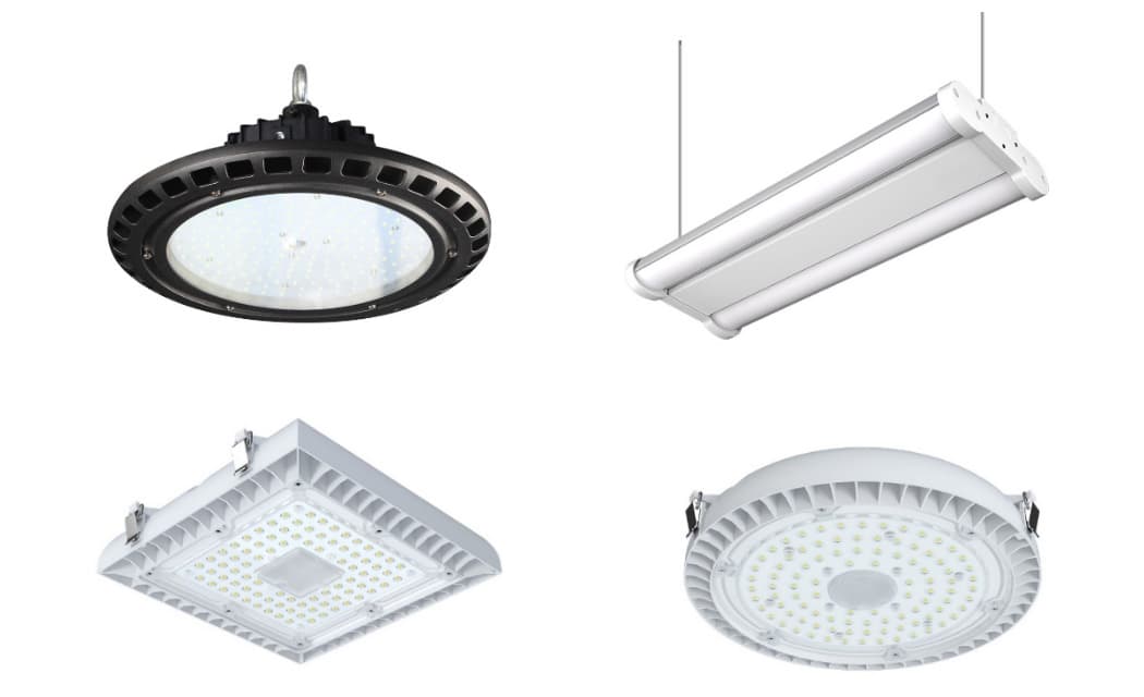 Industrial, LED and emergency lighting systems