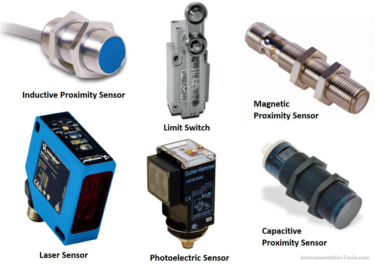 Proximity, photoelectric and limit switch sensors