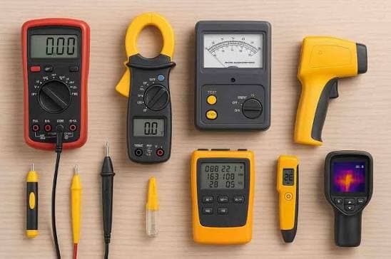 Portable electrical test instruments and accessories